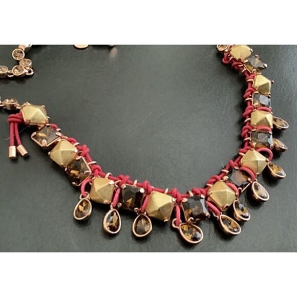 Marc by Marc Jacobs Rose Gold Statement Necklace 18” - Picture 6 of 6